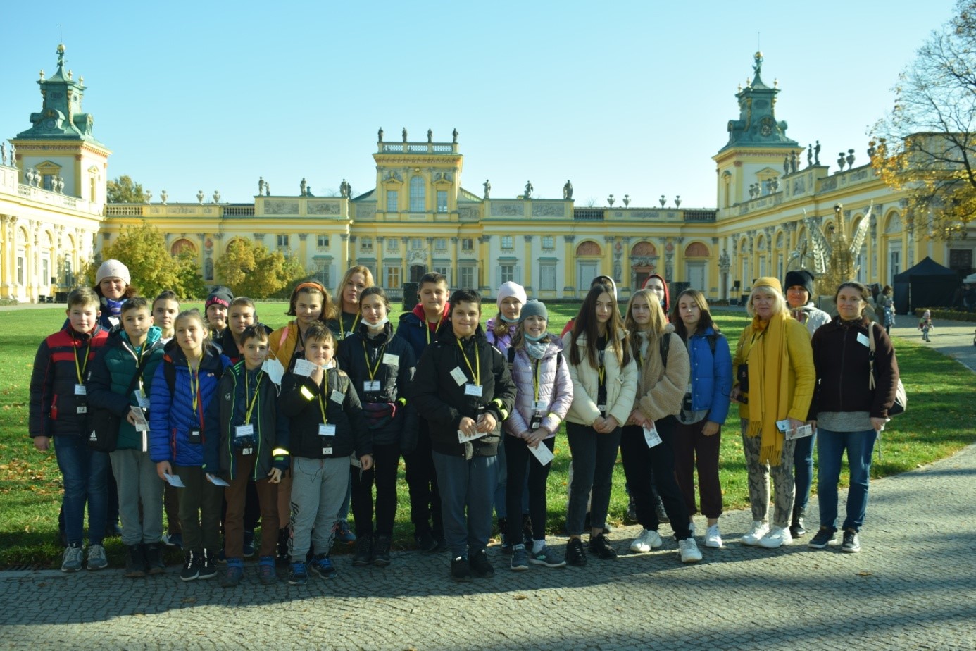Wycieczka uczniów Szkoły Podstawowej w Szczytnikach do Warszawy w ramach programu „Poznaj Polskę”