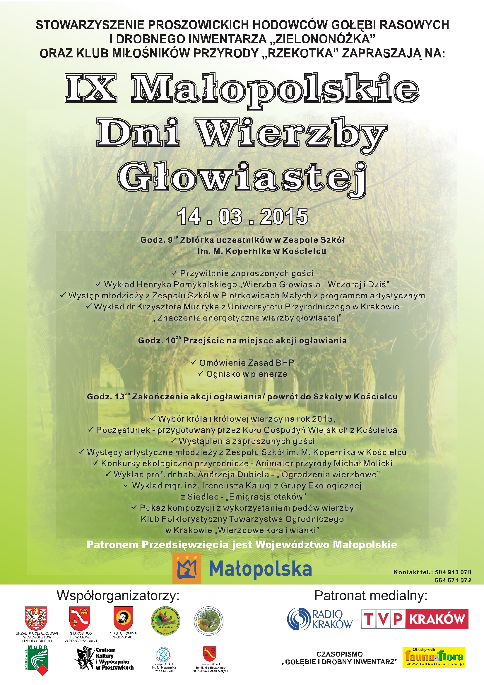 IX Małopolskie Dni Wierzby Głowiastej